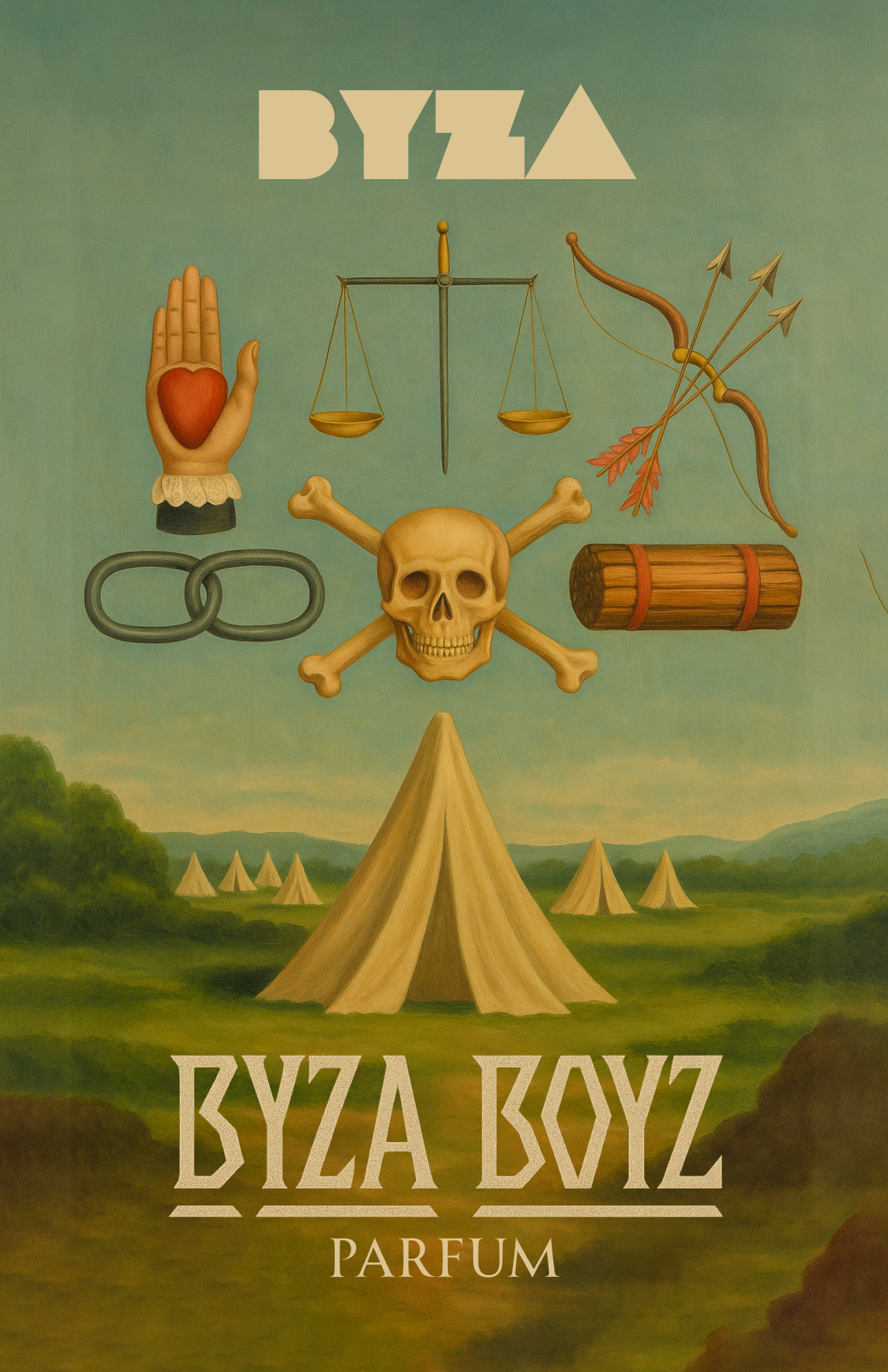 BYZA Byza Boyz perfume label, fragrance inspired by Givenchy Gentleman Society Eau de Parfum Extreme