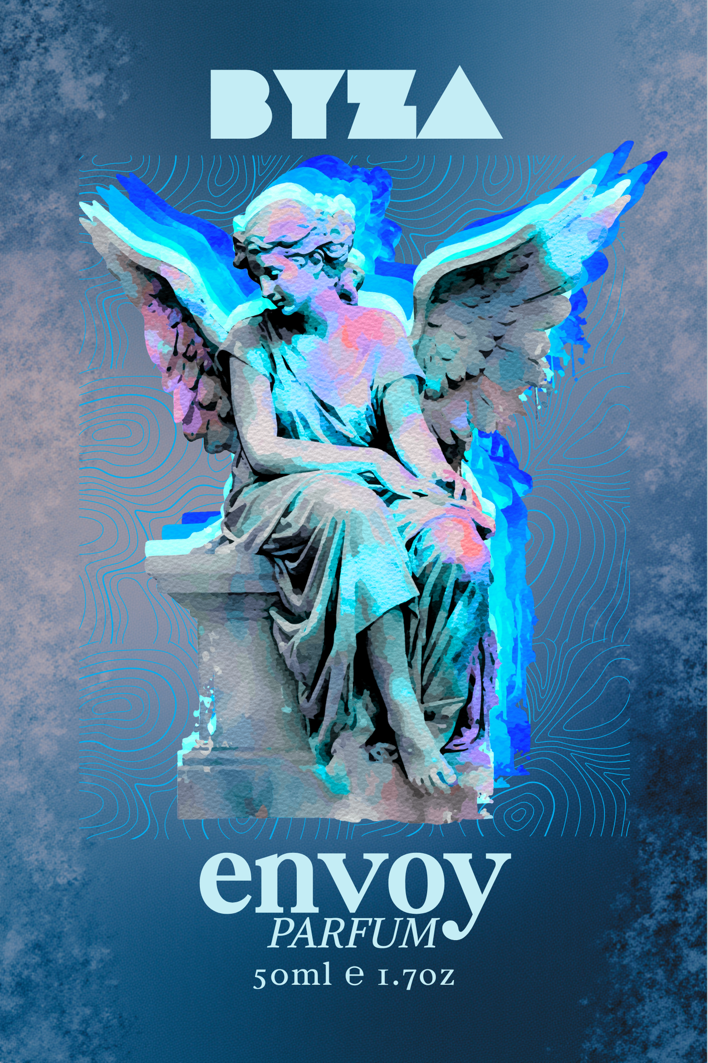 BYZA Envoy perfume label, fragrance inspired by Bond No 9 Greenwich Village