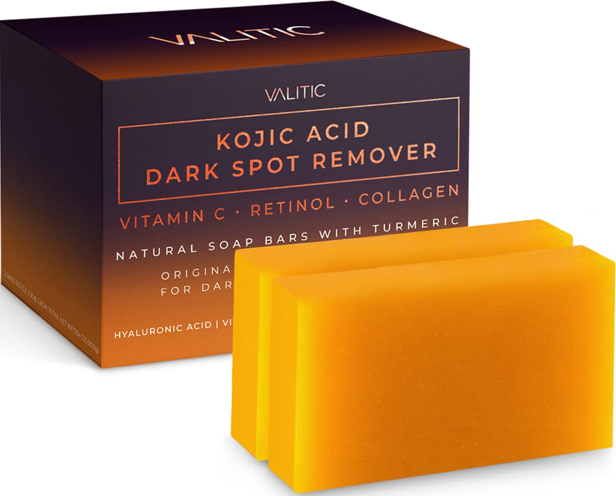 Turmeric Soap Kojic Acid Cleanser with Collagen, Retinol and Vitamin C