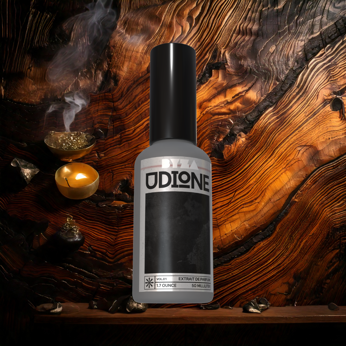 BYZA Udione perfume fragrance for men inspired by Tom Ford Oud Wood