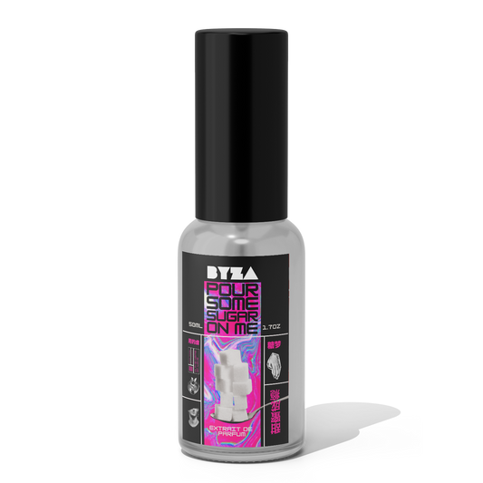 Pour Some Sugar On Me BYZA dupe perfume inspired by Kayali Yum Boujee Marshmallow 81