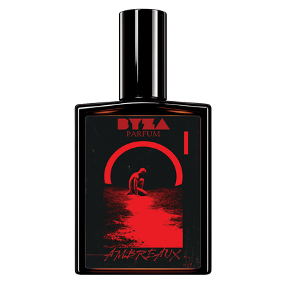 BYZA Ambréaux parfum bottle, fragrance inspired by Clive Christian Blonde Amber