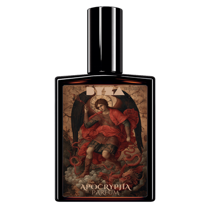 BYZA Apocrypha parfum bottle, fragrance inspired by Boadicea The Victorious Complex