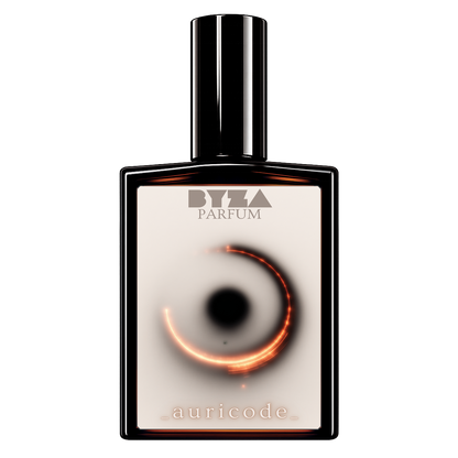 BYZA Auricode parfum bottle, fragrance inspired by Montale Paris Arabians Tonka