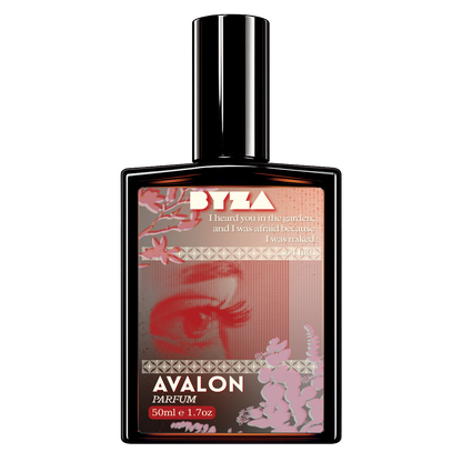 BYZA Avalon parfum bottle, fragrance inspired by Kayali Eden Juicy Apple 01