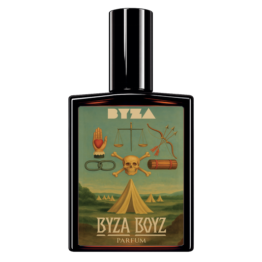 BYZA Byza Boyz parfum bottle, fragrance inspired by Givenchy Gentleman Society Eau de Parfum Extreme
