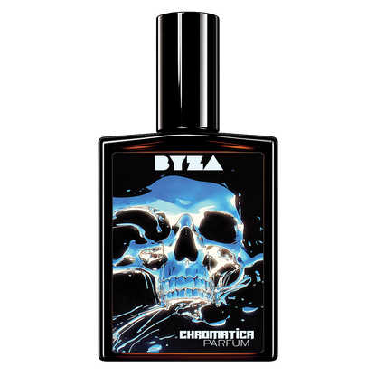 BYZA Chromatica parfum bottle, fragrance inspired by Creed Silver Mountain Water