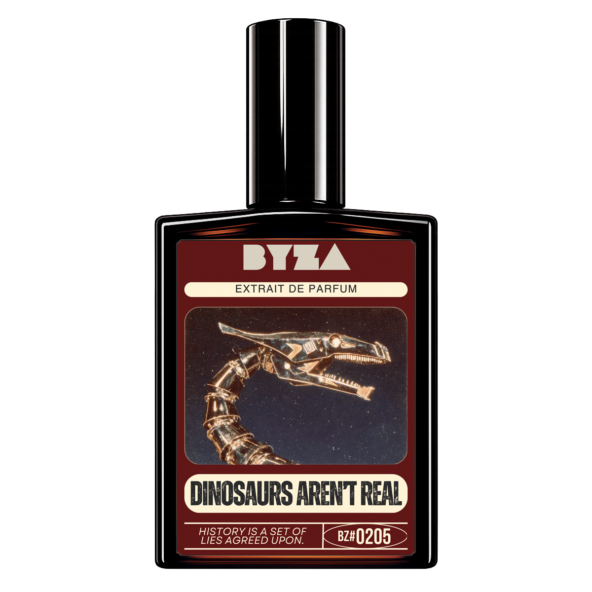 Dinosaurs Aren't Real by BYZA perfume — smells like Penhaligon The World According to Arthur