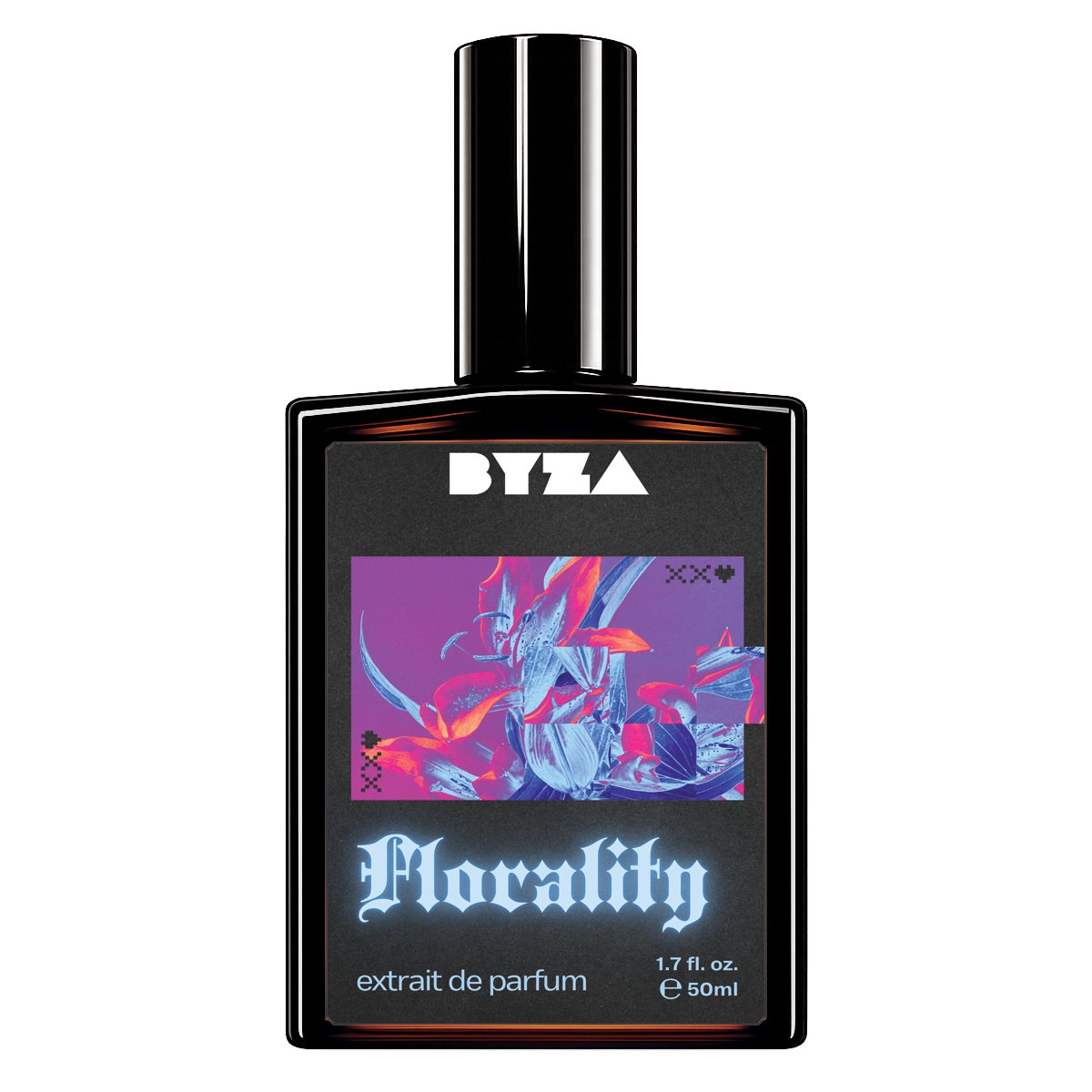BYZA Florality parfum bottle, fragrance inspired by Viktor & Rolf Flowerbomb Extreme 2025