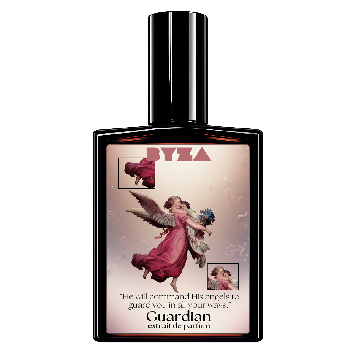 BYZA Guardian parfum bottle, fragrance inspired by Burberry Goddess