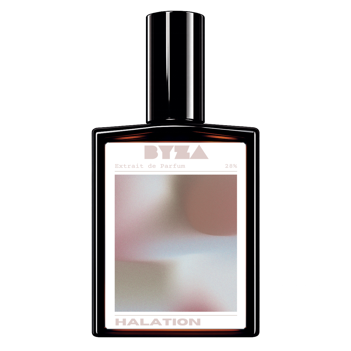 BYZA Halation parfum bottle, fragrance inspired by Essential Parfums Bois Impérial