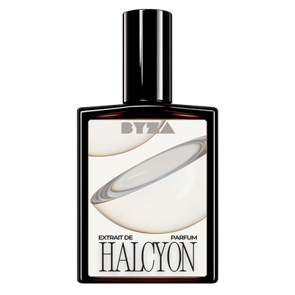 BYZA Halcyon parfum bottle, fragrance inspired by Dior Vanilla Diorama