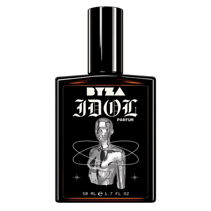 BYZA Idol parfum bottle, fragrance inspired by Caron Musc Oli