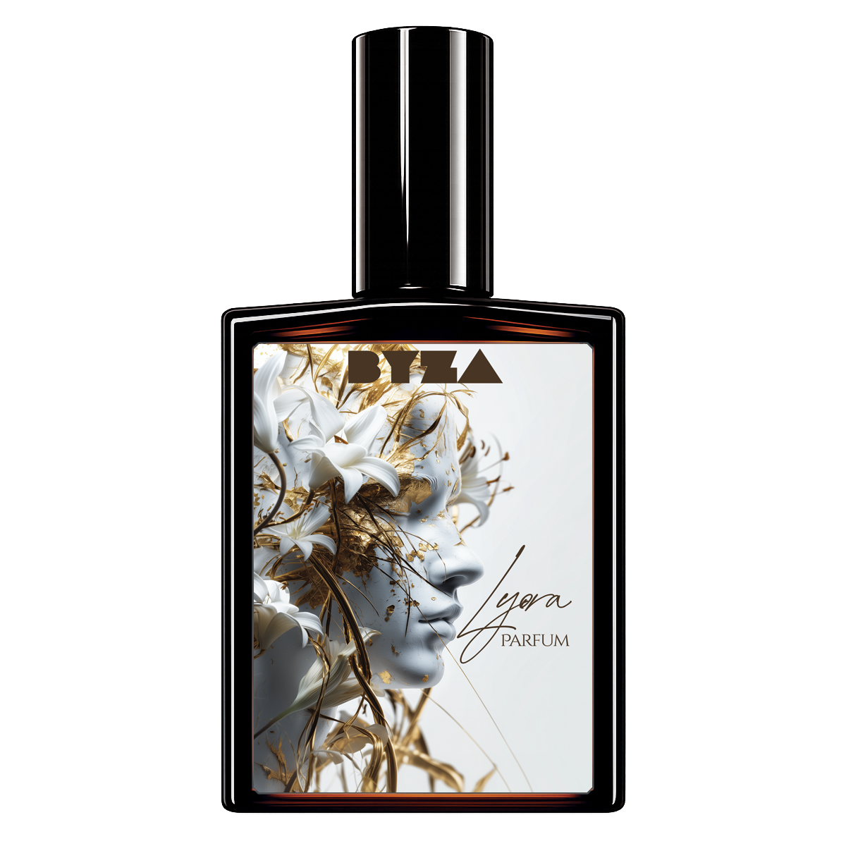 BYZA Lyora parfum bottle, fragrance inspired by Hermes Barenia