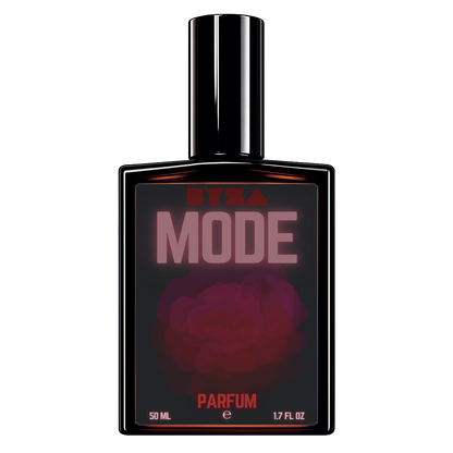 BYZA Mode parfum bottle, fragrance inspired by MFK Oud Satin Mood