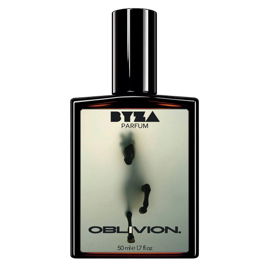 BYZA Oblivion parfum bottle, fragrance inspired by Kilian Straight To Heaven