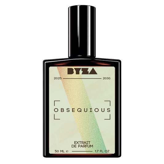 BYZA Obsequious parfum bottle, fragrance inspired by Perfumes De Marly Haltane
