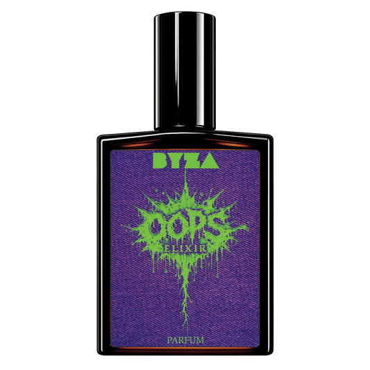 OOPS ELIXIR hybrid perfume by BYZA, a blend of THEION and NOXIUM