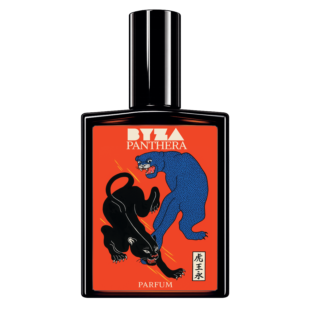 BYZA Panthera parfum bottle, fragrance inspired by YSL Babycat