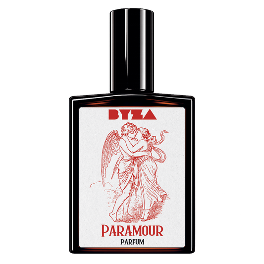 BYZA Paramour parfum bottle, fragrance inspired by Second Wife