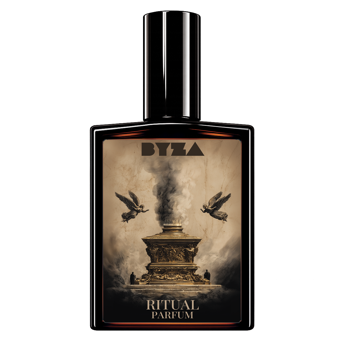 BYZA Ritual parfum bottle, fragrance inspired by Tom Ford Tobacco Oud