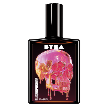 BYZA Sugarpusher parfum bottle, fragrance inspired by Kayali Vanilla Candy Rock Sugar | 42