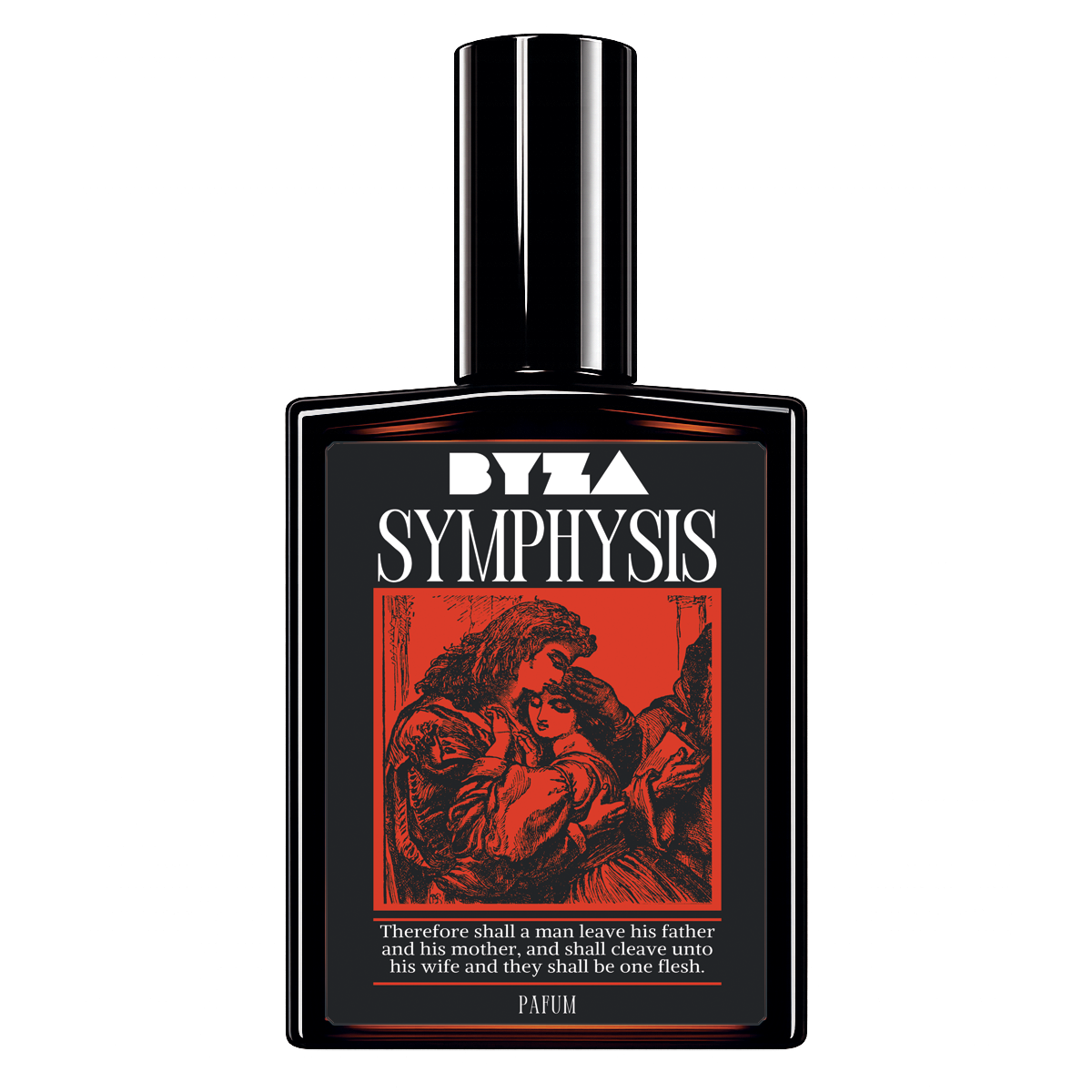 BYZA Symphysis parfum bottle, fragrance inspired by Louis Vuitton Lover’s