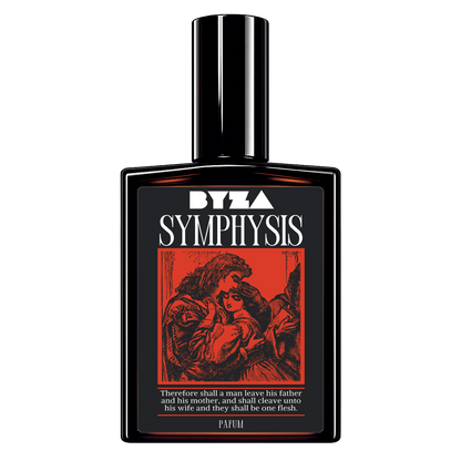 BYZA Symphysis parfum bottle, fragrance inspired by Louis Vuitton Lover’s