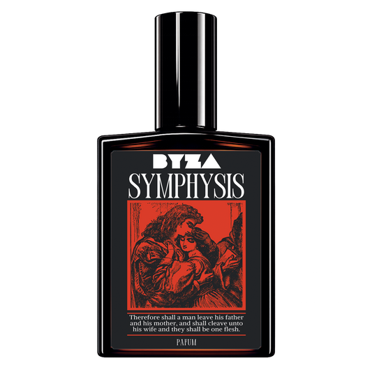 BYZA Symphysis parfum bottle, fragrance inspired by Louis Vuitton Lover’s