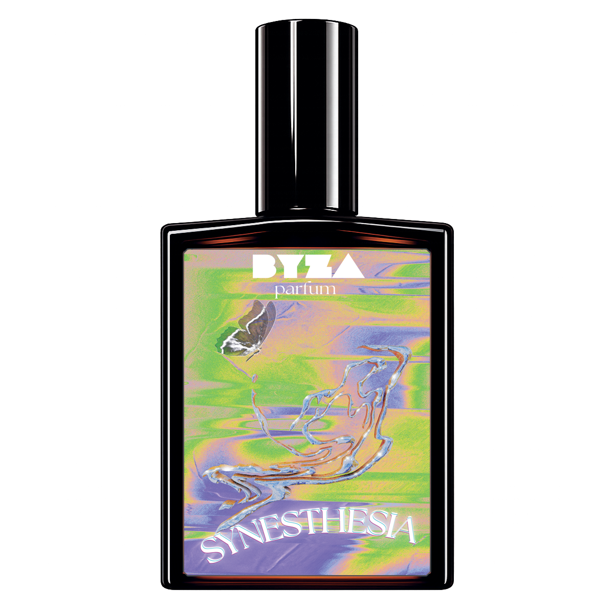 BYZA Synesthesia parfum bottle, fragrance inspired by Fragrance Du Bois Tropiques