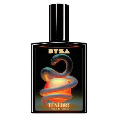 BYZA Ténèbre parfum bottle, fragrance inspired by Le Labo The Noir 29