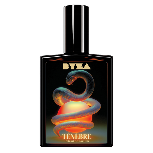 BYZA Ténèbre parfum bottle, fragrance inspired by Le Labo The Noir 29