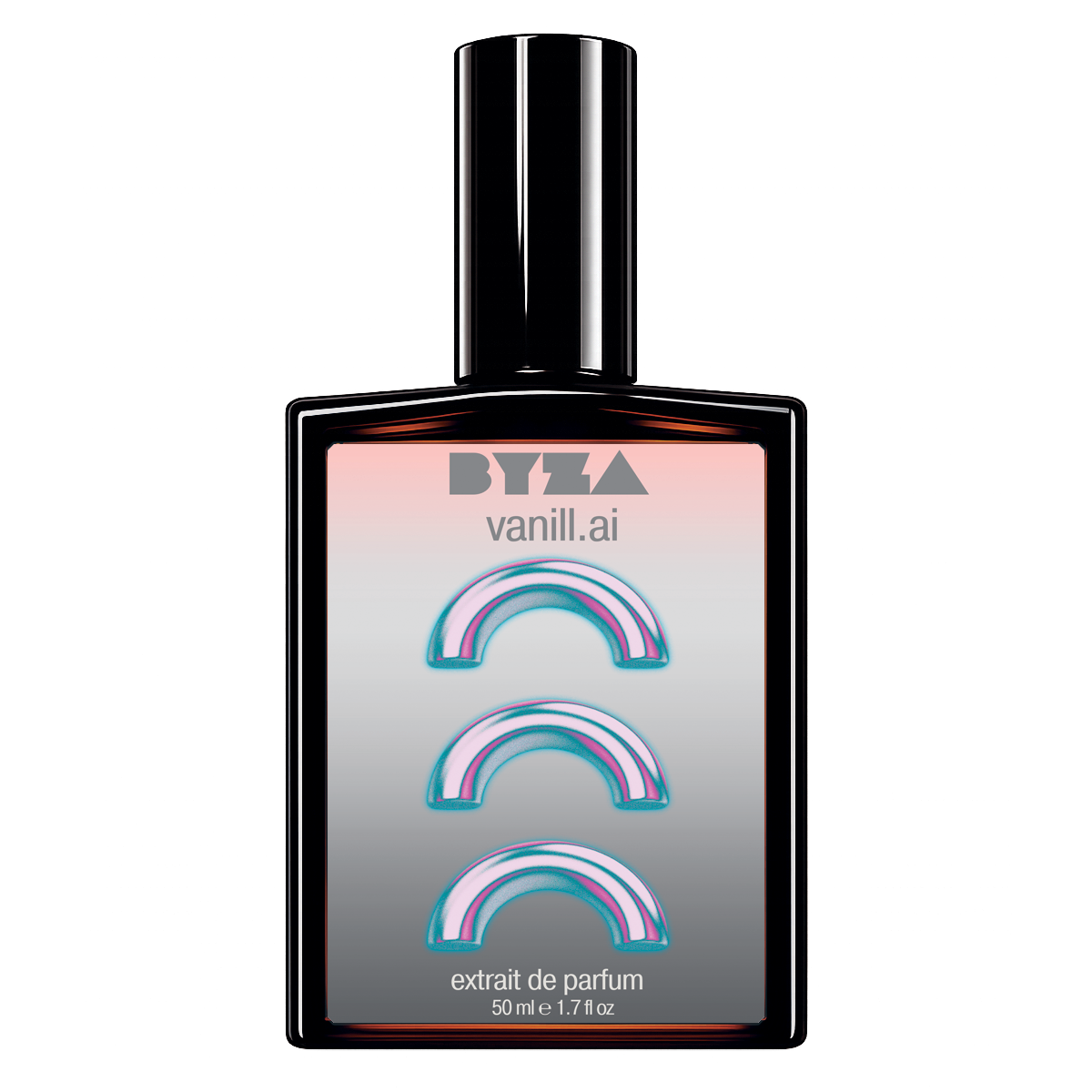 BYZA Vanill.AI parfum bottle, fragrance inspired by Phlur Vanilla Skin