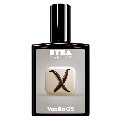 BYZA Vanilla OS parfum bottle, fragrance inspired by Montale VANILLE ABSOLU