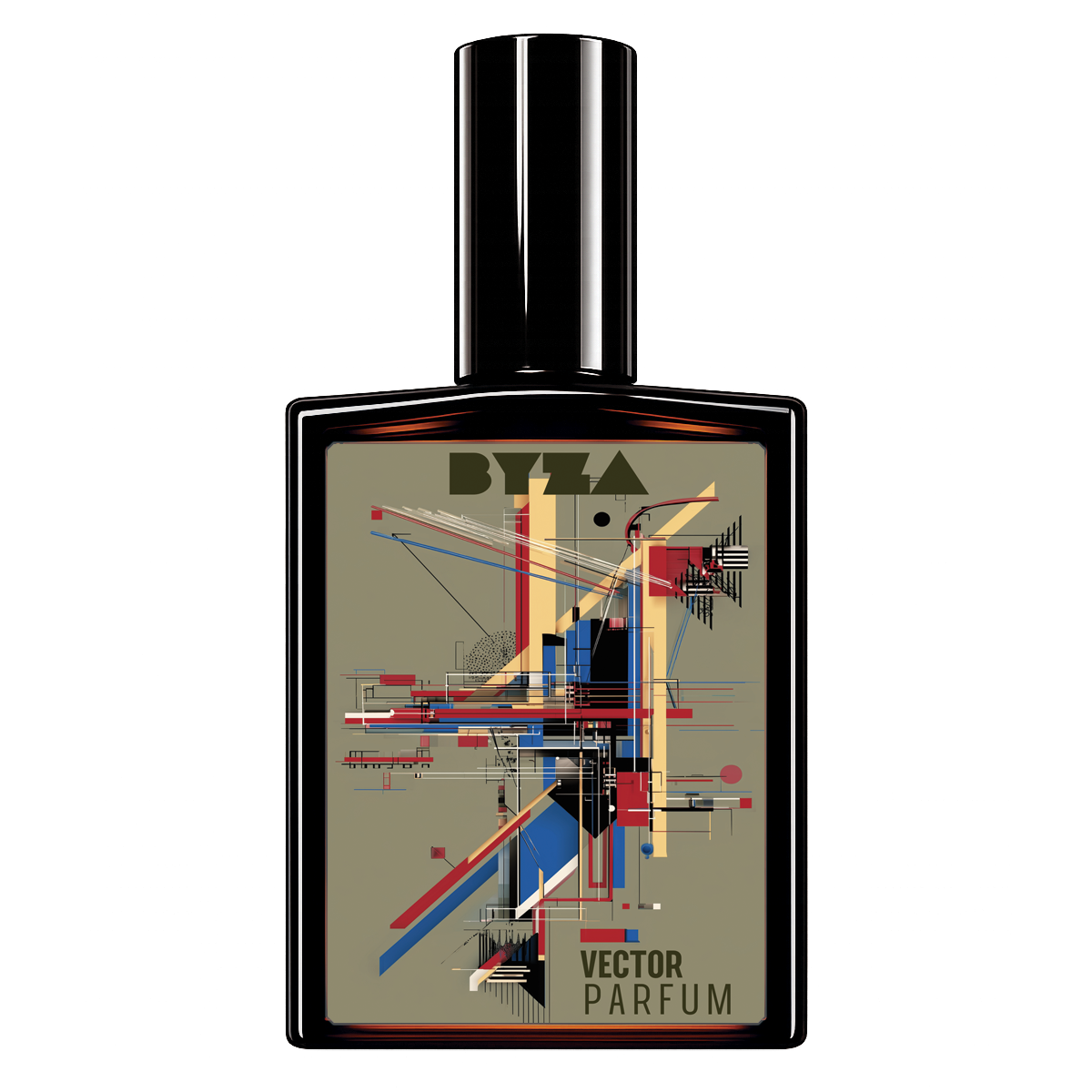 BYZA Vector parfum bottle, fragrance inspired by Bvlgari Pour Homme