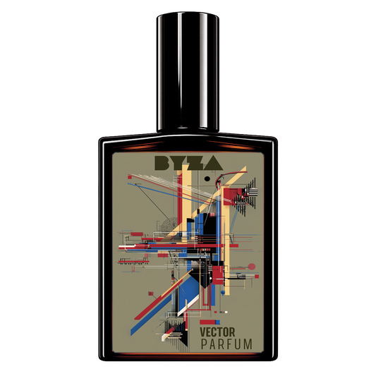 BYZA Vector parfum bottle, fragrance inspired by Bvlgari Pour Homme