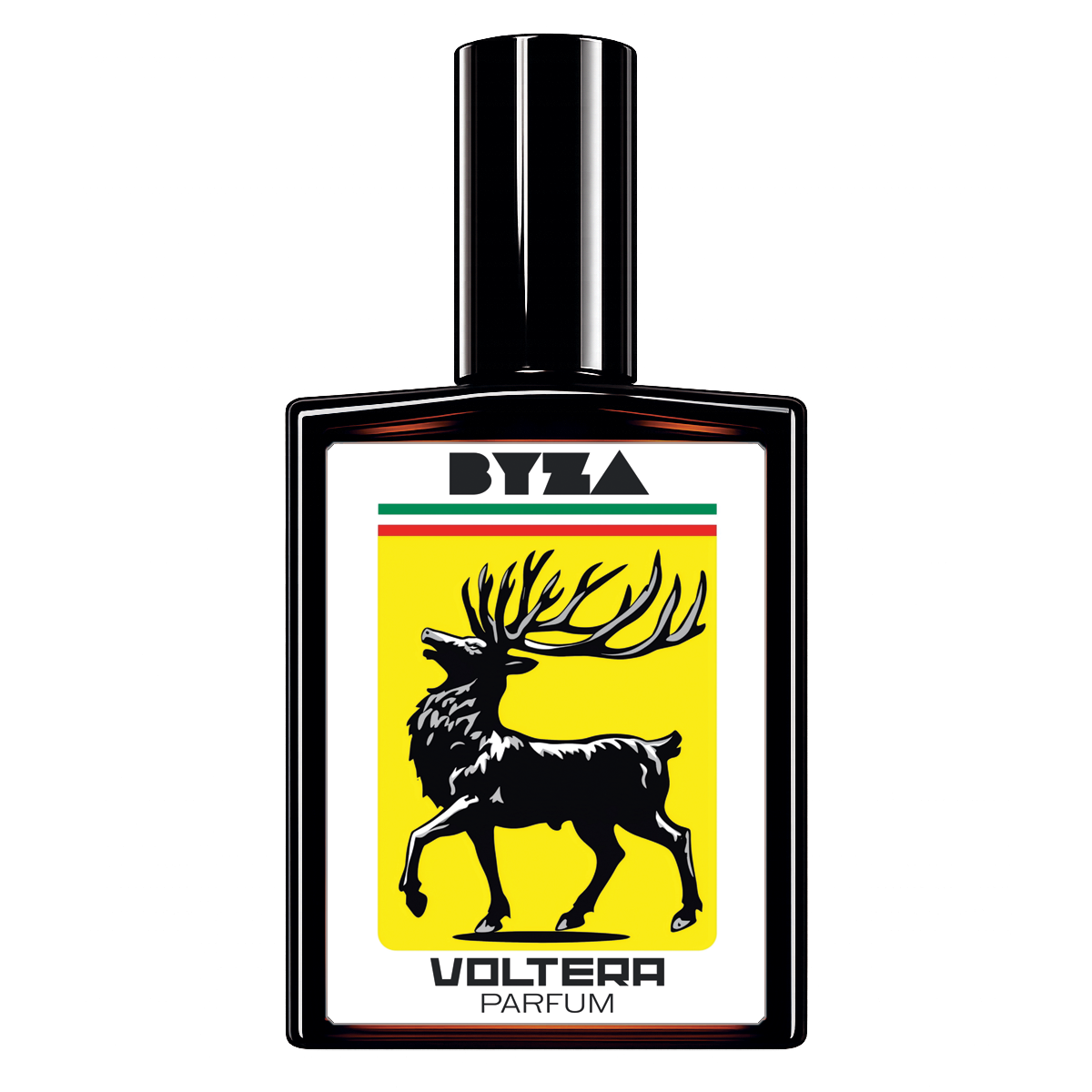 BYZA Voltera parfum bottle, fragrance inspired by Memo Paris Italian Leather