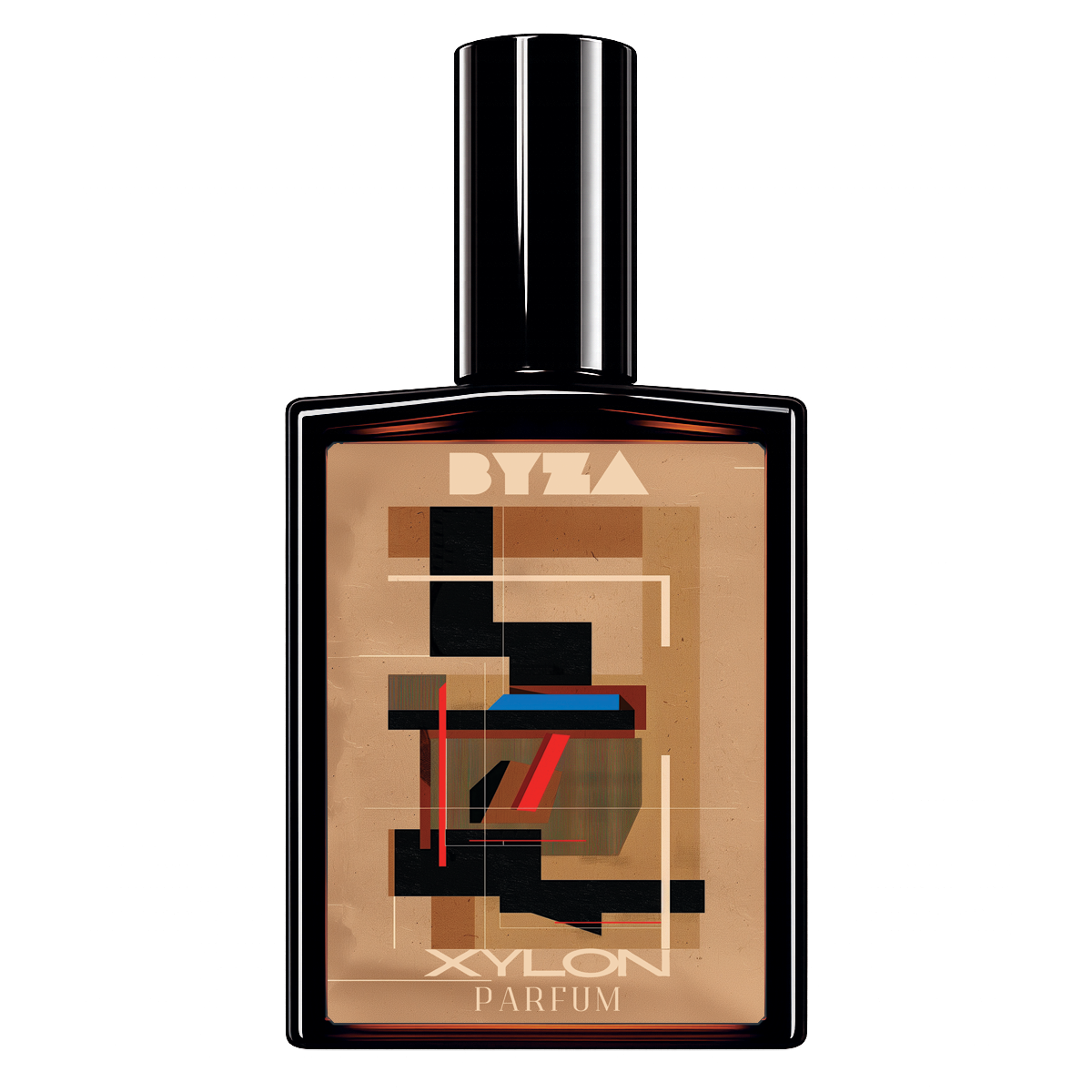 BYZA Xylon parfum bottle, fragrance inspired by Le Labo Santal 33